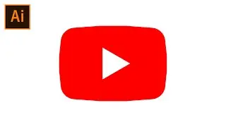 How to make YouTube Logo | YouTube Logo in Illustrator | Khurshid Ahmed