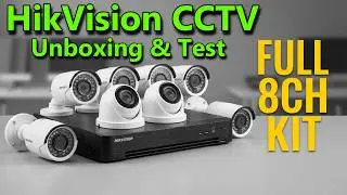 Review HikVision TVI 8CH Turbo HD Combo Kit CCTV 1080P [UNBOXING]