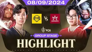 HIGHLIGHT: TDT vs ZEUS | VÒNG BẢNG GĐ1 - ĐTDV MÙA ĐÔNG 2024 (NGÀY 08/09)