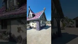 сказочный домик на  даче. декоративная штукатурка. #art #сказочнаямастерскаяколесникова #statue