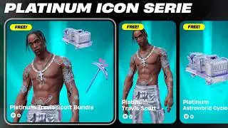 TRAVIS SCOTT UPDATED in Fortnite! (Release Date, FREE Rewards, Platinum Skins)