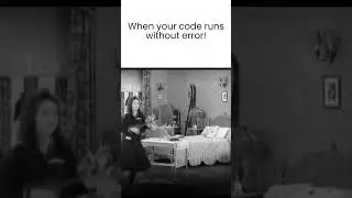 when your codes run without any error! #shorts