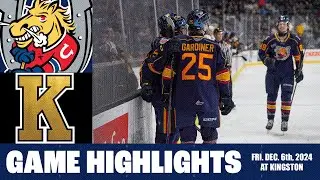 Dec. 6/24 - Barrie Colts at Kingston Frontenacs