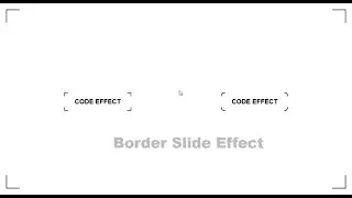 Animated Button Border Sliding | Amazing Hover Effect | Code Effect