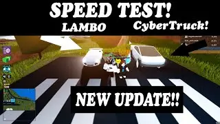 ROBLOX Jail Break CYBER TRUCK vs LAMBO!!