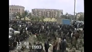 Митинг в г. Грозном 29.04.1993 г. (любительская съемка)