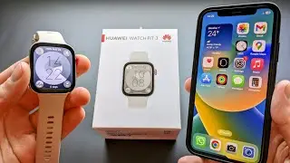 Does Huawei Watch Fit 3 works with iPhone Apple IOS?