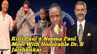Kili Paul Meet Dr. S. Jaishankar External Affairs Minister #viralvideo #indianidol #trending