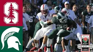 #5 Stanford VS #4 Michigan State | 2014 Rose Bowl Highlights