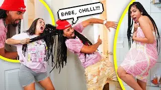*CAUGHT* SPYING on my SISTER-IN-LAW in the SHOWER BY MY GF! 😳 | The Family Project