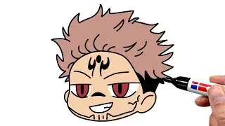 How to Draw Chibi Sukuna From Jujutsu Kaisen