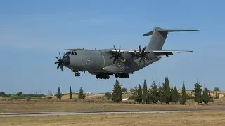 Belgian Air Force Airbus A400M Atlas arrival at Athens Flying Week 2023