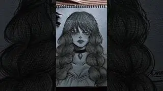 Drawing my OC because I'm too bored to draw a manga page#shorts