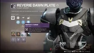 Reverie Dawn Plate - Petra Bounty Reward (Wardrobe Reverie - Destiny 2: Forsaken)