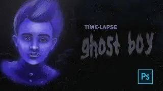 GHOST BOY PHOTOSHOP ILLUSTRATION