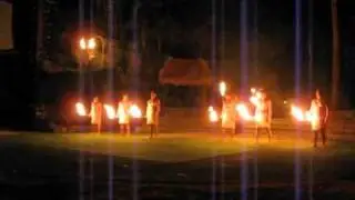 Fire show at Polynesian Cultural Center