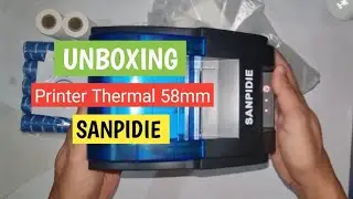 ✅️ Unboxing Printer Thermal USB + Bluetooth SANPIDIE 58mm