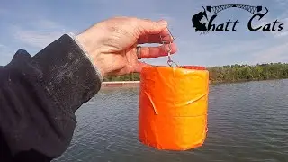 Dragging the River For Catfish Using Homemade Floats and Planer Boards
