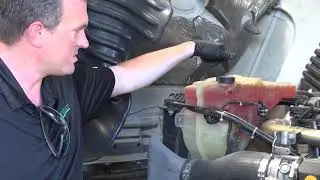 Adding Coolant and Oil - Detroit Powered DD15 Freightliner Cascadia