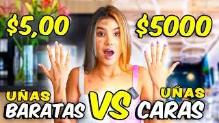 SALON DE UÑAS CARO VS BARATO ¿Cual fué Mejor? | Ana Emilia