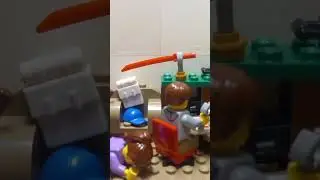 когда наступил на деталь от лего #легомультик #лего