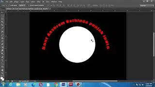 how to write round text in photoshop | photoshop me gole text kaise lkhein | Round text