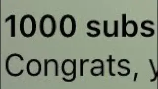 thank you for 1000