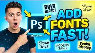 How To Add Fonts In Photoshop