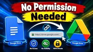 How to Share Google Docs and Files in Google Drive without Permission