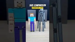 Steve Size Comparison😎, Details on profile🔗