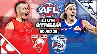Sydney Swans vs Western Bulldogs | AFL Round 20, 2024 Live Watch Along