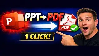 Stop Struggling! Turn PowerPoint into PDF Instantly!