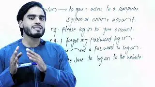 Phrasal Verbs افعال عبارتی log in, log out & run into 