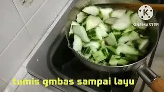 Masak sayur bening gambas