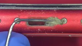 Satisfying iPhone XR charging port cleaning at Phone Fix Craft