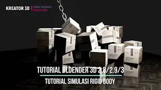 BLENDER 3D 2.8/2.9/3.0 - TUTORIAL SIMULASI RIGID BODY 