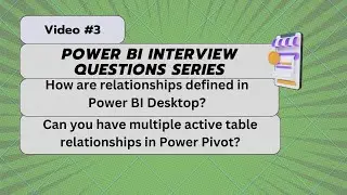 How are relationships defined in Power BI Desktop? Can you have multiple active table relationships?