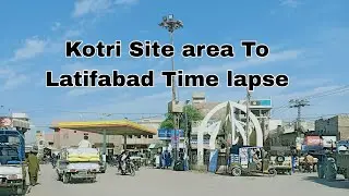 Time lapse ❤️ | Kotri Site Area To Latifabad ❤️ | Back To Home From Office 🕶️ #ytshort #viralvideos