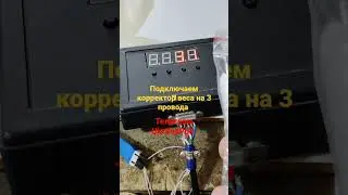 Пульт для весов. Как подключить корректор веса