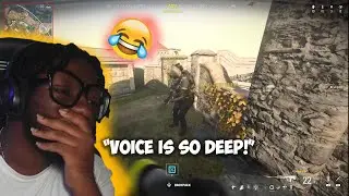 I TRIED USING A VOICE CHANGER IN WARZONE