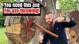 Why you should buy this axe for axe throwing! #axe #axethrowing #skills #review #vikings