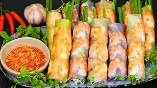 GỎI CUỐN TÔM THỊT. Thêm bước Khìa Thịt, Gỏi cuốn sẽ thơm ngon gấp bội