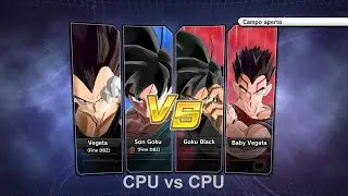 Xenoverse 2 - Requested match (CPU): Goku&Vegeta vs Goku Black&Baby Vegeta