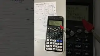Find Average mean of Grouped Data with Frequency Column on Scientific Calculator