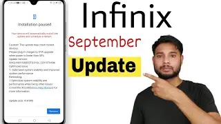 Infinix System Update On September | Infinix Users