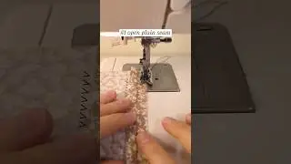 7 seams you need to know #1 how to sew an open plain seam 🪡✨ 