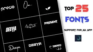 Top-30 stylish fonts in Alight motion ll how to add fonts in alight motion ll download styles font