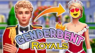 GENDERBENT ROYALS (Part 1) | The Sims 4: CAS Challenge