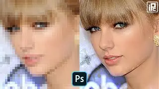 4 Steps Technique to Convert Low resolution image into High Resolution in Photoshop.