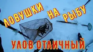 КАК ПОЙМАТЬ РЫБУ НА ЗИМНИЕ ЛОВУШКИ / ВЫЖИТЬ В ТАЙГЕ / HOW TO CATCH FISH WITH WINTER TRAPS